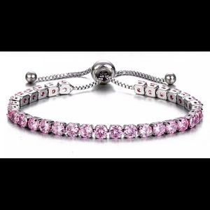 Pink Zirconia Bracelet